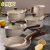 Conjunto Jogo 6 Panelas Pratic Cook Vanilla Marmol Indução Mimo
