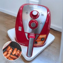 Fritadeira Sem Óleo Air Fryer 4L, Mondial, Vermelho/Inox, 1500W, 110V – AFN-40-RI