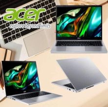 Notebook Acer Aspire 3 15.6” FHD I3 – N305 SSD 256GB 8GB LPDDR5 Linux Debian Prata – A315-510P-320B