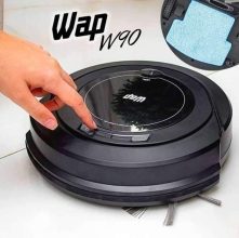 WAP Aspirador de Pó Robô ROBOT W90 3 em 1, Automático, 250ml, Sistema Antiqueda e Rodas Emborrachadas, 30W 3,6VDC Bivolt