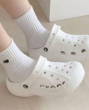 Sandália Crocs Baya Clog Kids White