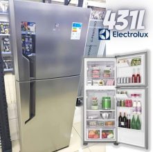 Geladeira Duplex Electrolux TF55S 431 Litros Frost Free Inox 02436FBA130 – 110V