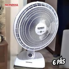 Ventilador de Mesa 40cm Super Power, Mondial, Branco/Azul, 140W, 110V – VSP-40-W