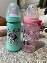 Lillo Kit 2 Copos Colors Bico De Silicone Disney Minnie Rosa