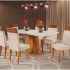 Mesa de Jantar 4 Cadeiras Redonda Preto Empório Tiffany Eames