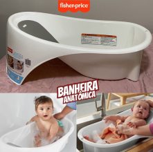 Fisher-Price Baby Banheira de Bebê, Branco, HDB52