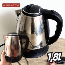 Agratto, 783, Chaleira Elétrica, 127v, Preto/Inox