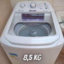 Máquina de Lavar Electrolux 8,5kg Branca Turbo Economia com Jet&Clean e Filtro Fiapos (LAC09)