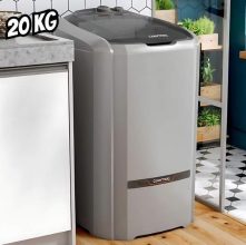 SUGGAR LAVADORA DE ROUPAS LAVAMAX ECO 20KG 110V PRATA LE2001PR