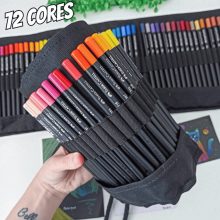 Estojo de Tecido com 72 Ecolápis de Cor SuperSoft Faber-Castell