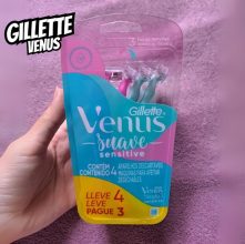 Gillette Aparelho De Depilar Venus Suave Sensitive 4 Unidades