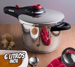 Panela de Pressão de Aço Inox Solar 6 L – Tramontina