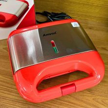 Sanduicheira Grill Amvox Vermelho 750W Lar – AMS 500