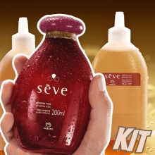 Kit Óleo Desodorante Corporal Sève Pimenta Rosa com Refil 2 un de 200 ml