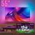 Smart TV 55″ 4K 120 Hz Philips THE ONE 55PUG8808/78, Google TV, Ambilight, P5, DTS Play-Fi, Freesync, Dolby Vision Atmos, 40 WRMS