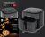 Fritadeira Sem Óleo Air Fryer Eos Chef Gourmet 6.2 Litros Compacta Digital Preto Eaf60p 110v