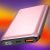 Geonav Power Bank, Carregador Portátil Universal 10.000mAh, USB-A (até 18W) + USB-C (até 20W), Compacto, Carregamento Rápido, Pass Through, Led Indicador de Bateria, PB10K20WRG, Rosa