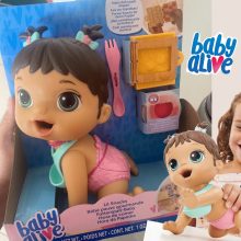 Baby Alive Hora da papinha Cabelos Castanhos