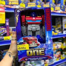 Transformers One MegaMega Changer Optimus Prime (Orion Pax) Figura 28 cm para Crianças Idade 6+