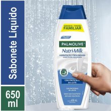 Palmolive Sabonete Líquido Para Corpo Nutri-Milk Hidratação Prolongada 650Ml