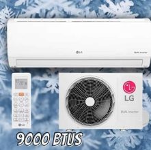 Ar-condicionado Lg Dual Inverter Voice + IA 9000 Btus Frio Branco S3-q09aa31a – 220v