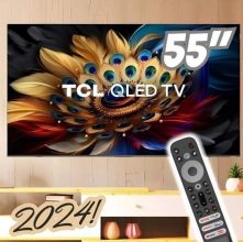 TCL QLED TV 55” C655 4K UHD GOOGLE TV DOLBY VISION ATMOS