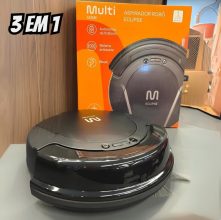 Aspirador Robô Eclipse 3 em 1 Varre, Aspira e Passa Pano Bivolt Multi Home – HO410