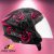 CAPACETE ABERTO PRO TORK NEW LIBERTY 3 FLOWERS FOSCO ROSA – PRETO TAM. 58