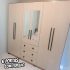 Guarda-roupa Casal 6 Portas 2 Gavetas França