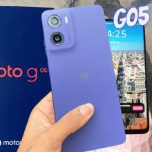 Smartphone Motorola Moto g05 – 128GB 12GB (4GB RAM + 8GB Ram Boost) e Camera 50MP com AI Bateria de 5200 mAh Tela 6.7″ com Superbrilho – Violeta