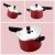 Panela De Pressão Fechamento Externo Antiaderente 4,5l Cor Vermelho