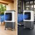 Geladeira Electrolux DB44S Frost Free 400L Efficient AutoSense Inverse cor Inox Look 127V