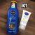 NIVEA SUN Protetor Solar Protect & Hidrata FPS 50 200ml + NIVEA SUN Protetor Solar Facial Toque Seco Antissinais FPS 70 40ml