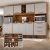 Kit De Armários Para Cozinha Mdp 8 Portas 3 Gavetas Apollo