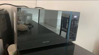 Micro-ondas Brastemp BMS46AR 32 L Com Menu Gourmet Cinza 110V