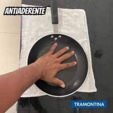 Frigideira Profissional Com Revestimento Interno De Antiaderente Tramontina Frigideiras Profissionais Aluminio 24cm