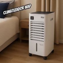 WAP Climatizador de Ar Torre CONTROL DIGITAL 3 em 1 – Climatiza, Umidifica e Ventila, Painel Touch, Controle Remoto e Blocos para Congelamento 127V