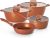 Jogo de Panelas Antiaderente com Tampa em Vidro 4 Peças Graniflon Laranja Moda do Chef