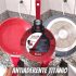 Jogo de Panelas Brinox de Alumínio Rosé 8 Peças Easy