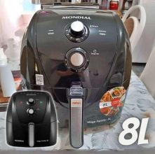 Fritadeira Sem Óleo Air Fryer 8l Mondial Preto 1900w Afn-80-fb
