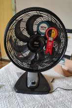 WAP Ventilador de Mesa e Parede 50cm FLOW TURBO, Tecnologia Silenciosa e Econômica, 8 Pás e 3 Velocidades, 180W 127V