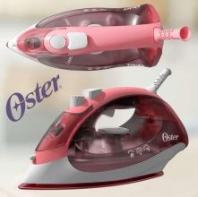 Ferro de Passar a Vapor Oster, Aeroceramic, Base Cerâmica, 220V, Vermelho, 1400W, GCSTBS5053